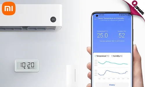 Xiaomi Temperature & Humidity Monitor Clock!